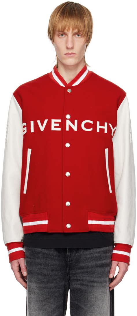 red givenchy bomber jacket|givenchy jacket.